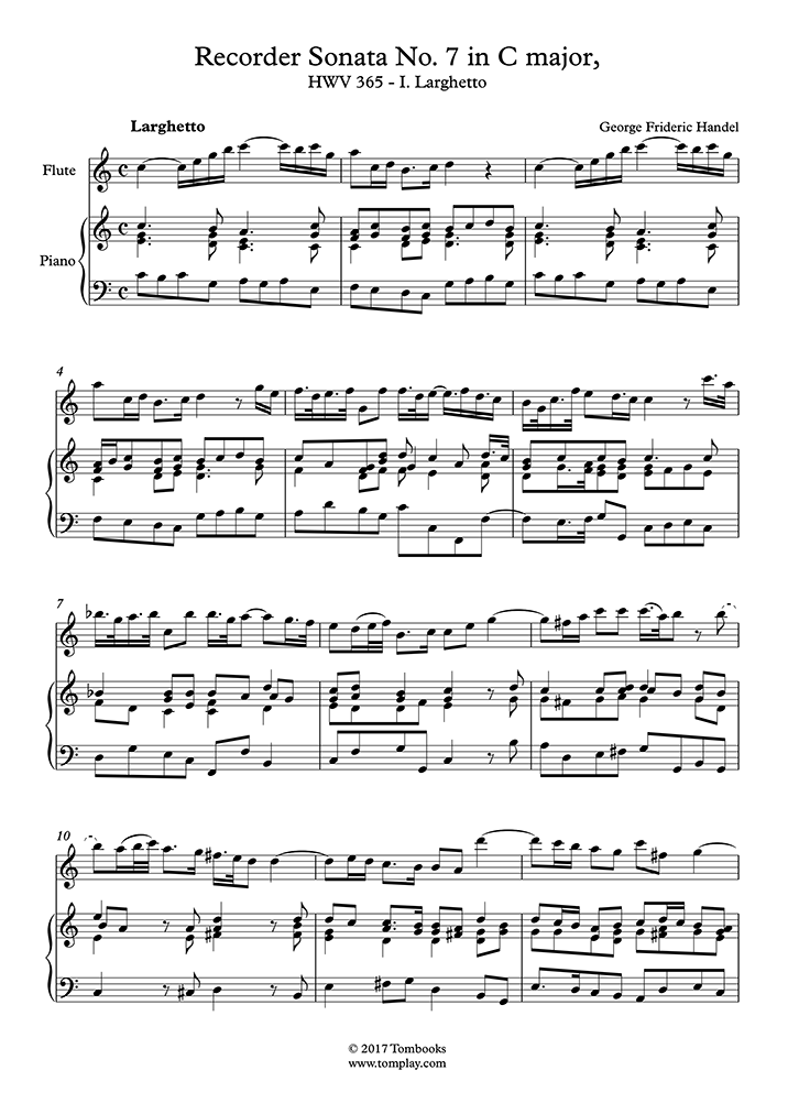 Georg Friedrich Haendel - Free Sheet Music To Download In PDF, MP3 & Midi